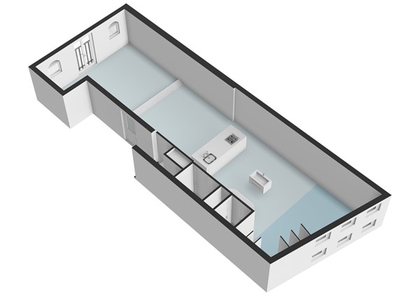 Floor plan - Reguliersgracht 82B, 1017 LV Amsterdam 